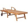 Pack 2 Uds Tumbonas De Jardín | Silla | Sillón Exterior Madera Maciza De Teca Con Cojín A Cuadros Rojo Cfw245430