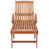 Pack 2 Uds Tumbonas De Jardín | Silla | Sillón Exterior Madera Maciza De Teca Con Cojín A Cuadros Rojo Cfw245430