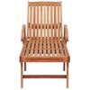 Pack 2 Uds Tumbonas De Jardín | Silla | Sillón Exterior Madera Maciza De Teca Con Cojín Azul Royal Cfw334231