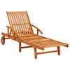 Pack 2 Uds Tumbonas De Jardín | Silla | Sillón Exterior Con Cojines Madera Maciza De Acacia Cfw258846