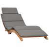 Pack 2 Uds Tumbonas De Jardín | Silla | Sillón Exterior Con Cojines Madera Maciza De Teca Cfw106476