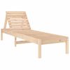 Pack 2 Uds Tumbonas De Jardín | Silla | Sillón Exterior Con Mesa Madera Maciza De Pino Cfw550505