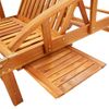 Pack 2 Uds Tumbonas De Jardín | Silla | Sillón Exterior Con Mesa Y Cojines Madera Maciza De Acacia Cfw306576