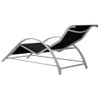 Pack 2 Uds Tumbonas De Jardín | Silla | Sillón Exterior Con Mesita Aluminio Negro Cfw657987