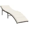 Pack 2 Uds Tumbonas De Jardín | Silla | Sillón Exterior Con Mesita Ratán Sintético Marrón Cfw244320