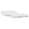 Pack 2 Uds Tumbonas De Jardín | Silla | Sillón Exterior Madera Maciza De Pino Blanco 205x60x31,5 Cm Cfw887598