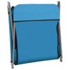 Pack 2 Uds Tumbonas De Jardín | Silla | Sillón Exterior Plegables Acero Y Tela Azul Cfw550128