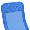 Pack 2 Uds Tumbonas De Jardín | Silla | Sillón Exterior Plegables Textilene Azul Cfw397019