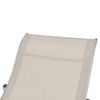 Pack 2 Uds Tumbonas De Jardín | Silla | Sillón Exterior Plegables Textilene Color Crema Cfw103394