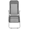 Pack 2 Uds Tumbonas De Jardín | Silla | Sillón Exterior Plegables Textilene Gris Antracita Cfw779704