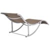 Pack 2 Uds Tumbonas De Jardín | Silla | Sillón Exterior Plegables Textilene Gris Topo Cfw277580