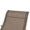 Pack 2 Uds Tumbonas De Jardín | Silla | Sillón Exterior Plegables Textilene Gris Topo Cfw277580