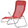 Pack 2 Uds Tumbonas De Jardín | Silla | Sillón Exterior Plegables Textilene Rojo Cfw497099