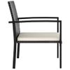 Pack 4 Uds Sillas De Comedor De Jardín | Silla De Exterior | Sillón Ratán Sintético Negro Cfw599614