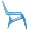 Pack 2 Uds Sillas De Jardín | Silla De Exterior | Sillón Niños Aspecto Madera Pp Azul 37x34x44 Cm Cfw599595