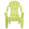 Pack 2 Uds Sillas De Jardín | Silla De Exterior | Sillón Niños Aspecto Madera Pp Verde 37x34x44cm Cfw599599