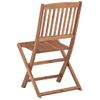 Pack 2 Uds Sillas Plegables De Jardín | Silla De Exterior | Sillón Madera Maciza De Acacia Cfw599908