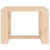 Mesa Auxiliar De Jardín | Mesa De Exterior Madera Maciza De Pino 40x38x28,5 Cm Cfw96505