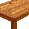 Mesa Consola De Jardín | Mesa De Exterior Madera Maciza De Acacia 80x35x75 Cm Cfw98598