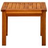 Mesa De Centro De Jardín | Mesa De Exterior Madera Maciza De Acacia 45x45x36 Cm Cfw60662