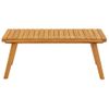 Mesa De Centro De Jardín | Mesa De Exterior Madera Maciza De Acacia 90x55x35 Cm Cfw45583