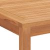 Mesa De Comedor De Jardín | Mesa De Exterior Madera Maciza De Teca 160x80x77 Cm Cfw72878