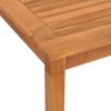 Mesa De Comedor De Jardín | Mesa De Exterior Madera Maciza De Teca 85x85x75 Cm Cfw77663