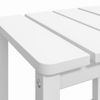 Mesa De Jardín | Mesa De Exterior Adirondack Hdpe Blanca 38x38x46 Cm Cfw86320