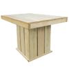 Mesa De Jardín | Mesa De Exterior De Madera De Pino Impregnada 110x75x74 Cm Cfw43581