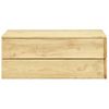 Mesa De Jardín | Mesa De Exterior De Madera De Pino Impregnada 75x75x31 Cm Cfw91594