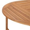 Mesa De Jardín | Mesa De Exterior De Madera De Teca Maciza 150x76 Cm Cfw17153