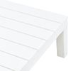 Mesa De Jardín | Mesa De Exterior De Plástico Blanco 78x78x31 Cm Cfw86442