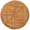 Mesa De Jardín | Mesa De Exterior Madera Maciza De Acacia Ø85 Cm Cfw32580