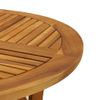 Mesa De Jardín | Mesa De Exterior Madera Maciza De Acacia Ø85 Cm Cfw32580