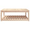 Mesa De Jardín | Mesa De Exterior Madera Maciza Pino 121x82,5x45 Cm Cfw89472