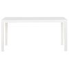 Mesa De Jardín | Mesa De Exterior Pp Blanco 150x90x72 Cm Cfw73298