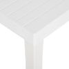 Mesa De Jardín | Mesa De Exterior Pp Blanco 150x90x72 Cm Cfw73298