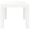 Mesa De Jardín | Mesa De Exterior Pp Blanco 59x47x40 Cm Cfw58935