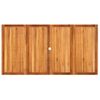 Mesa De Jardín | Mesa De Exterior Ratán Sintético Madera Acacia Beige 180x90x75 Cm Cfw28895