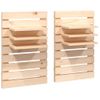 Pack 2 Uds Estantes Mesitas De Pared | Mesa Auxiliar | Mesilla Madera Maciza De Pino Cfw40943