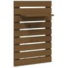 Pack 2 Uds Estantes Mesitas Pared | Mesa Auxiliar | Mesilla Madera Maciza De Pino Marrón Miel Cfw55321