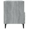 Pack 2 Uds Mesita De Noche | Mesa Auxiliar | Mesilla Madera Contrachapada Gris Sonoma Cfw29827