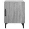 Mesita De Noche | Mesa Auxiliar | Mesilla Madera Contrachapada Gris Sonoma Cfw34440