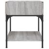 Mesita De Noche | Mesa Auxiliar | Mesilla Madera De Ingeniería Gris Sonoma 40x41x50 Cm Cfw66993