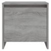 Mesita De Noche | Mesa Auxiliar | Mesilla Madera De Ingeniería Gris Sonoma 45x34x44,5 Cm Cfw59201