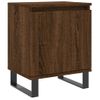 Mesita De Noche | Mesa Auxiliar | Mesilla Madera De Ingeniería Roble Marrón 40x30x50 Cm Cfw17386