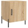 Mesita De Noche | Mesa Auxiliar | Mesilla Madera De Ingeniería Roble Sonoma 40x40x50 Cm Cfw12467