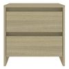 Mesita De Noche | Mesa Auxiliar | Mesilla Madera Ingeniería Roble Sonoma 45x34,5x44,5 Cm Cfw95107