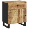 Mesita De Noche | Mesa Auxiliar | Mesilla Madera Mango Madera Contrachapada 50x33x60 Cm Cfw52953