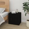 Pack 2 Uds Mesitas De Noche | Mesa Auxiliar | Mesilla Color Negro 50x39x47 Cm Cfw47054